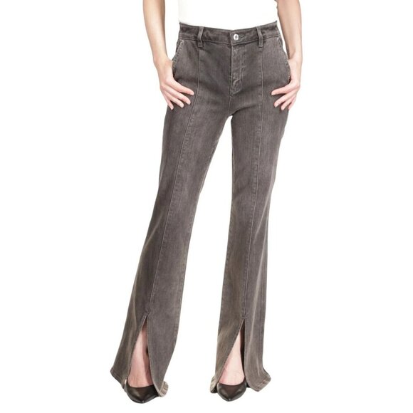 NEW! MICHAEL Michael Kors Women's 14 Slit Flared-Leg Jeans NWT $155 - Picture 1 of 3
